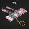 Novo produto com tubo de broca haste de cristal pente para cílios diamante transparente suporte para pincel de maquiagem pincel para cílios independente comércio exterior transfronteiriço