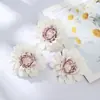 A1 Flor de Dahlia Artificial de Seda DIY Accesorios para el Cabello, Sombreros, Accesorios para Ropa, Decoración de Pared de Flores Artificiales para Bodas, Rodaje de Cine y Televisión