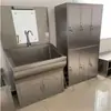 Gabinete de fregadero de acero inoxidable 304 Fregadero engrosado Gabinete de cocina para fregadero Fregadero doméstico integrado para lavar platos Uso comercial