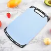 Tábua de Corte de Palha de Trigo Doméstica Cozinha Pendurada Simples Tábua de Corte de Grau Alimentício Suplemento Alimentar para Bebê Tábua de Corte para Frutas Tábua de Corte Antiderrapante