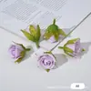 Nuevo Producto Rocío Artificial Cabeza de Flor de Capullo Pequeño Flor de Rocío Artificial DIY Material de Flor Artificial para Arreglo de Boda