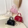 Bolso Boston de mano para mujer, bonito bolso de hombro informal de moda de invierno 2024, bolso cruzado combinable para ir al trabajo.
