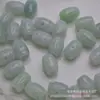 Accesorios de cuentas sueltas para manualidades de jade grado A 9*13 mm huecas de metro T con agujero grande talladas cuentas de arroz cuentas de transferencia