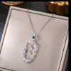 Cadena de clavícula de acero de titanio estilo retro nacional moda candado de paz de jade colgante de izaje todo partido temperamento accesorios de estilo chino de alta calidad