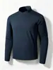 Camiseta esportiva de alta qualidade, marca alternativa, masculina e feminina, manga longa, alta elasticidade, justa, para corrida, treino, fitness, yoga, outono