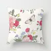 Fronha Decorativa de Cor Florido Estilo Pastoral Fronha Criativa de Couro de Pêssego para Almofada de Costas de Quarto e Estudo