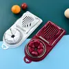 Cortador Multifuncional de Ovos, Divisor de Ovos Dois em Um, Fatiador de Ovos em Conserva, Gadget de Cozinha, Ferramenta de Corte para Ovos em Conserva