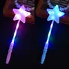 Bastão de Torcida LED para Shows Bastão Fluorescente Iluminado Coração Estrela Evento Reunião Anual Adereço de Performance Bastão Colorido Piscante