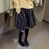 ¡Altamente Recomendado! Falda Bordada con Flores Retro para Mujer en Otoño e Invierno, Falda Midi de Línea A tipo Capullo, Ajustada y Versátil, para Personas Bajas