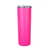 Taza recta aislada de acero inoxidable de 20 oz transfronteriza, taza recta térmica y de conservación del frío portátil de doble capa, portavasos de coche, vaso de agua, personalizable