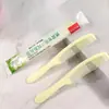 Escova de Dentes Descartável para Hotel com Cerdas Macias Conjunto de Artigos de Higiene Pessoal Escova de Dentes Descartável de Luxo para Quarto de Hóspedes em B&B Conjunto Descartável