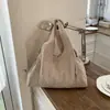 2026 Bolso Cruzado Artístico Fresco Estilo Japonés para Mujer, Color Sólido, Simple, Gran Capacidad, Bolso de Mano Casual