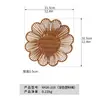 Manteles individuales tejidos de imitación de ratán, tapetes resistentes al calor, posavasos, tapetes para cuencos, tapetes decorativos para restaurante, manteles individuales de estilo occidental, tapetes de mesa de estilo japonés, diseños florales