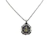 Collar de Ancla Náutica Vintage para Hombre Moderno Personalizado Estilo Punk Collar para Hombre Imitación Plata Tailandesa Estrella Brújula Marina Timón Colgante
