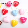 Acrílico Color Natural Popular Colgante Corazón Colgante Collar para Teléfono Móvil Llavero Decorativo Material Accesorios DIY Hecho a Mano