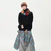 Suéter de cuello alto para hombre de otoño e invierno, estilo perezoso, engrosado, holgado y guapo, camisa base juvenil, chaqueta, suéter de lana retro