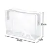 Bolsa de Almacenamiento Transparente de PVC Bolsa para Cosméticos Líquidos Bolsa de Neceser Sellada para Viaje Bolsa de Almacenamiento para Botellas Bolsa Transparente para Cosméticos