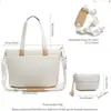 Spot Transfronteiriço 2024 Nova Bolsa Tote de Grande Capacidade Moda Trendy Acolchoada Bolsa de Ombro Feminina de Algodão Bolsa para Computador
