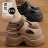 Pantuflas de Suela Gruesa para Mujer, Novedad Verano 2026 para Exteriores Antideslizantes Transpirables que Aumentan la Altura, Zuecos de Eva para el Hogar para Mujer
