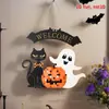 Transfronterizo 2026 Artículos Decorativos Transfronterizos Etiquetado y Dropshipping Decoración del Hogar Letreros de Bienvenida de Madera Artesanías de Madera