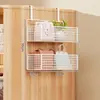 Estante de Almacenamiento para Armario, Cesta de Almacenamiento para Bolsos, Estante Lateral para Gabinete, Organizador de Ropa Interior y Ropa, Cesta Colgante para Armario