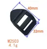 Mercadorias de fábrica fivela de olho fivela trapezoidal curva ajuste de alça de mochila fivela de quatro barras fivela de escada plana fivela de ajuste de plástico