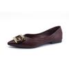 Zapatos de Punta Fina 2025 Primavera Estilo Francés Retro Tacón Grueso Zapatos de Mujer Suela Suave Pies No Cansados Tacón Bajo Combinan con Todo Zapatos de Trabajo