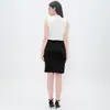 Faldas Europeas y Americanas Transfronterizas para Mujer, Faldas de Cintura Alta Línea A para Cadera, Faldas Elegantes de Color Sólido para Mujer con Efecto Adelgazante para el Trabajo