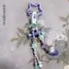Chaveiro de cerâmica estilo desenho animado, barraca de suprimentos, chaveiro de golfinho Jingdezhen, cor, multi-escolha, chaveiro de morango
