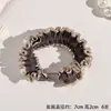 Faixa de Cabelo de Pérola de Cetim Francesa para Mulheres 2025 Nova Faixa de Cabeça de Alta Elasticidade Elástico de Cabelo Corda de Cabelo Acessório de Cabeça