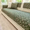 Nova Almofada de Sofá de Chenille, Fixa e Antiderrapante, Adequada para Todas as Estações, Sensação de Luxo, Capa de Almofada Antiderrapante para Sofá de Couro na Sala de Estar