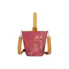 Bolso de cubo casual de temporada lona bolso de hombro para mujer bolso de mano portátil para viajes casual