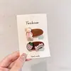 Nuevos Estilos de Pinzas para el Cabello 2026 para Niñas, Pasadores de Dibujos Animados Dulces de Alta Calidad, Accesorios para el Cabello de Felpa Otoño e Invierno, Pinzas Laterales de Estudiante Ins
