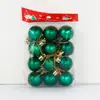 Bola de Navidad de dragón y tigre al por mayor transfronteriza 3 cm Bola colgante para decoración de árbol de Navidad bola brillante mate con purpurina Día de Año Nuevo