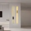 Lâmpada de Mesa Minimalista Moderna para Sala de Estar Corredor Quarto Cabeceira Lâmpada de Parede LED Criativa Nórdica Longa