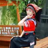 Traje Yao mujer minoría adulta mujer Guangxi Yunnan Danza Miao vestido foto de actuación traje
