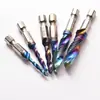 Machado Composto HSS Três em Um, Aço de Alta Velocidade, Revestido de Titânio, Revestido de Azul, Haste Sextavada, Broca Escariadora Espiral para Rosqueamento