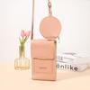 Bolso para teléfono móvil con pantalla táctil directo de fábrica, bolso bandolera para mujer, bolso para teléfono móvil coreano, cremallera para llaves multifunción, cartera vertical para mujer