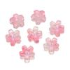 Contas esmaltadas de flor de cerejeira com gradiente colorido acessórios de contas acessórios DIY feitos à mão contas espaçadoras para pulseira pulseira contas soltas atacado