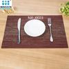 Placemat de PVC direto da fábrica Novo gradiente jacquard hotel tapete antiderrapante tapete de isolamento térmico Teslin Western placemat atacado