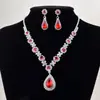 Conjunto de Colares Transfronteiriços Europeu e Americano Conjunto de Joias de Liga Conjunto para Vestido de Banquete Corrente Moda Versátil Joias de Noiva Atacado