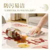 Tapete para Mesa de Centro, Tapete Protetor de Mesa, Tapete de Mesa de Jantar em PVC, Toalha de Mesa de Luxo Leve de Alta Qualidade, Impermeável, à Prova de Óleo, Lavável, Resistente ao Calor