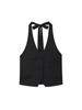 Zr2025 Exportação Atacado Estilo Europeu e Americano Moda Feminina Elegante Simples Top Colete de Bolinhas