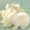 Saia de Cristal de Imitação e Renda Exquisita Simples Versátil Tendência Ins Amarelo Transportador Anel de Luxo Leve Versátil Presente para Mulheres