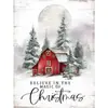 Pintura Sem Moldura de Natal da Amazon Transfronteiriça Estilo Nórdico Elemento de Natal Pintura Decorativa Sala de Estar Estudo Entrada Pintura para Pendurar