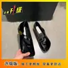 Sapatos Mary Jane Plataforma Retrô Franceses para Mulheres 2026 Preto Bico Redondo Velcro Versátil Para o Dia a Dia Baixo Sapatos de Salto Único para Mulheres