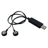 Carregador de bateria de lítio 18650 3.7V soquete de carregamento USB magnético cabo de carregamento com luz indicadora carregamento magnético
