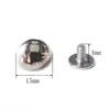 Tachuelas Redondas Tipo Champiñón Antidesgaste de Aleación con Tornillo, 8-20mm, para DIY, Cinturones, Zapatos, Sombreros, Ropa, Remaches Redondos Chapados en Oro
