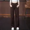 Jeans anchos de pierna recta con curva de moda para mujer, nuevos pantalones rectos de otoño 2026, pantalones banana versátiles de corte ajustado