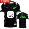 2024 Novos E-Sports Impressos em 3D Masculinos Secagem Rápida Respirável Super plus size Crewneck Manga Curta Jersey Sportswear